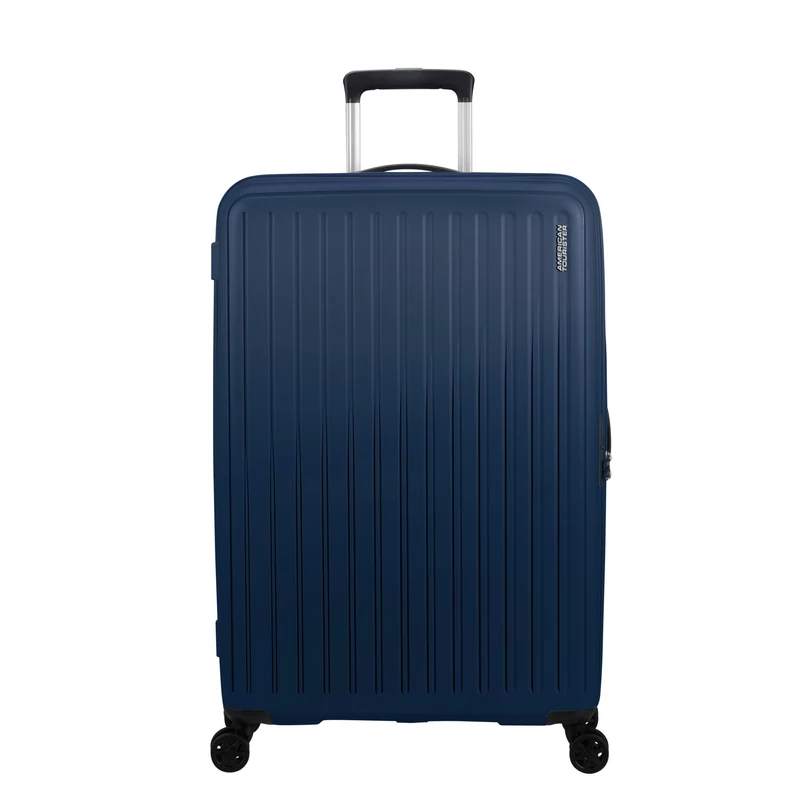 American Tourister Rejoy 4-kerekes keményfedeles bőrönd 77 x 51 x 30 cm, sötétkék