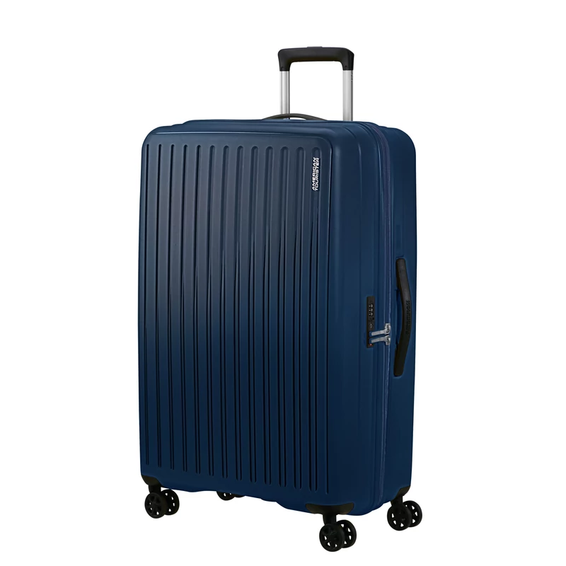 American Tourister Rejoy 4-kerekes keményfedeles bőrönd 77 x 51 x 30 cm, sötétkék