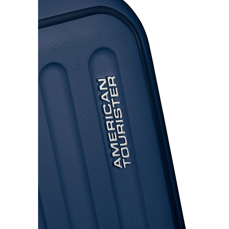 American Tourister Rejoy 4-kerekes keményfedeles bőrönd 77 x 51 x 30 cm, sötétkék