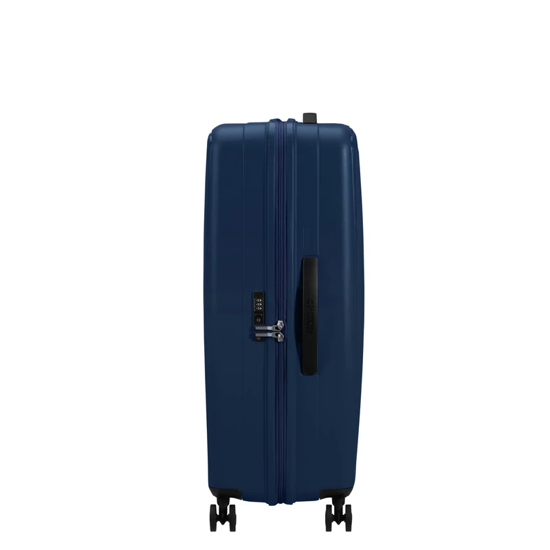 American Tourister Rejoy 4-kerekes keményfedeles bőrönd 77 x 51 x 30 cm, sötétkék
