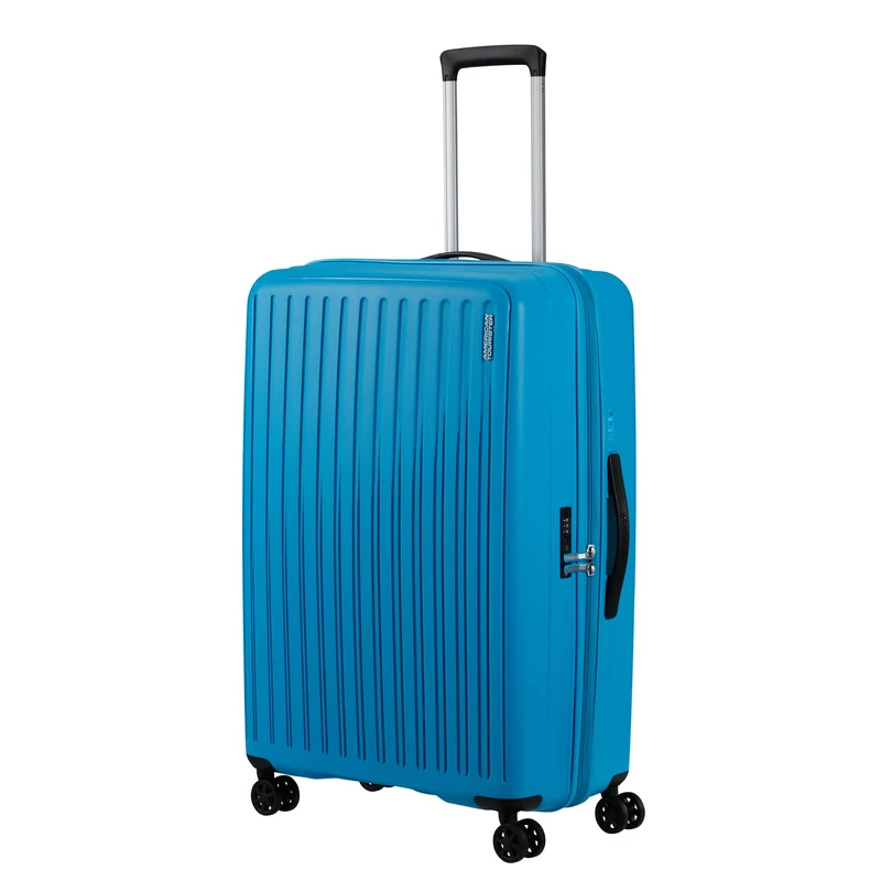 American Tourister Rejoy 4-kerekes keményfedeles bőrönd 77 x 51 x 30 cm, világos kék