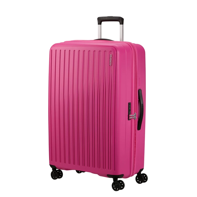 American Tourister Rejoy 4-kerekes keményfedeles bőrönd 77 x 51 x 30 cm, pink