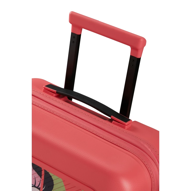 American Tourister Dashpop 4-kerekes keményfedeles bővíthető kabin bőrönd 55x40x20/23 cm, Disney Minnie korall