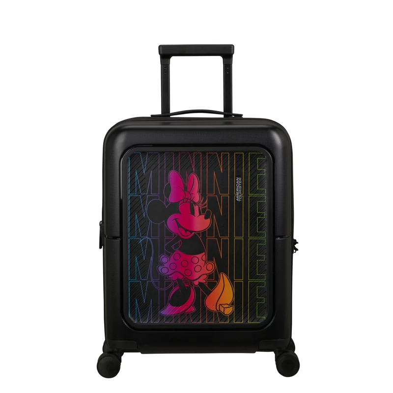 American Tourister Dashpop 4-kerekes keményfedeles bővíthető kabin bőrönd 55x40x20/23 cm, Disney Minnie fekete