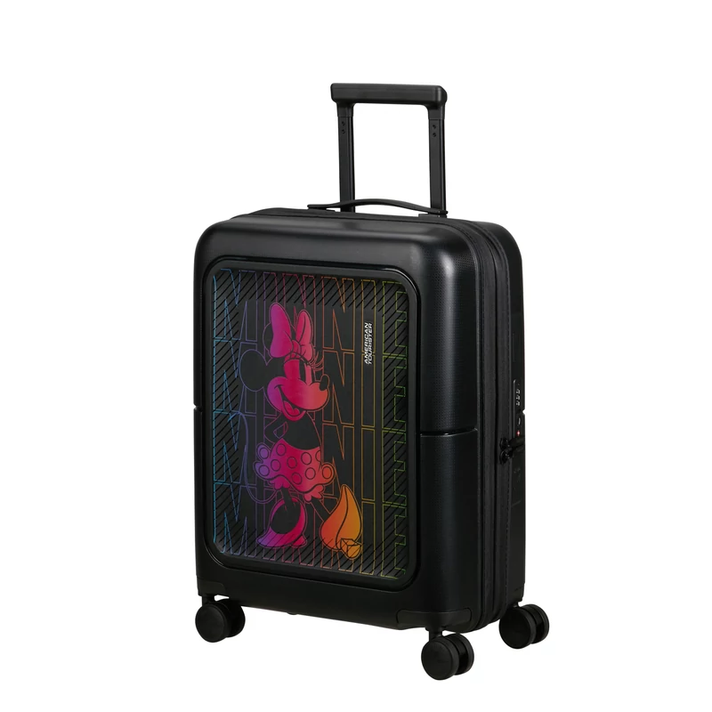 American Tourister Dashpop 4-kerekes keményfedeles bővíthető kabin bőrönd 55x40x20/23 cm, Disney Minnie fekete