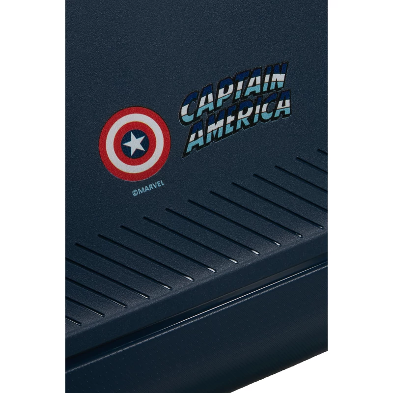 American Tourister Dashpop 4-kerekes keményfedeles bővíthető kabin bőrönd 55x40x20/23 cm, Marvell Amerika kapitány