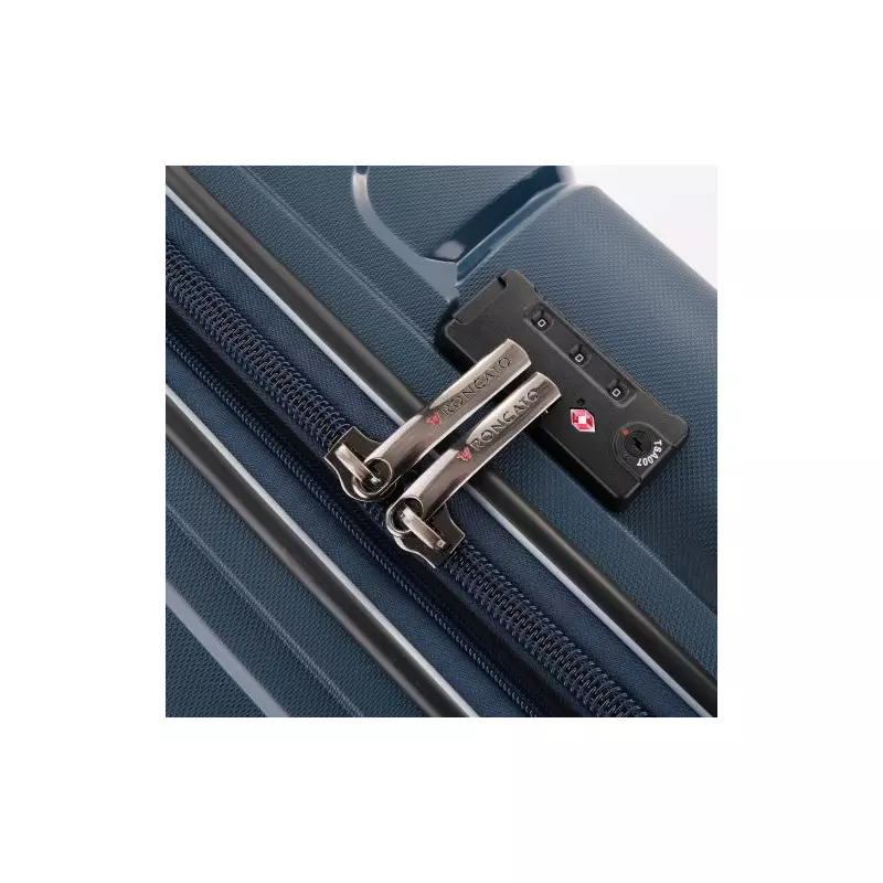 Roncato FLIGHT DLX 4-kerekes keményfedeles bővíthető bőrönd 71x47x26/29cm, sötétkék