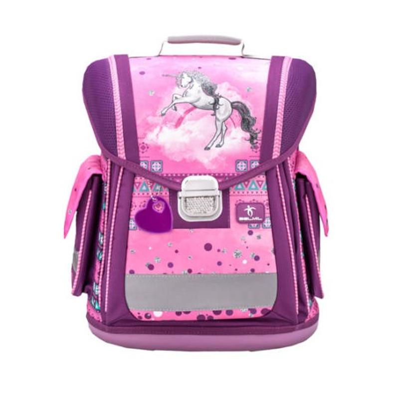 Belmil Sporty merev falú iskolatáska, Pinky Unicorn