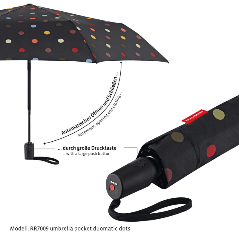 Reisenthel Pocket Duomatic esernyő, dots
