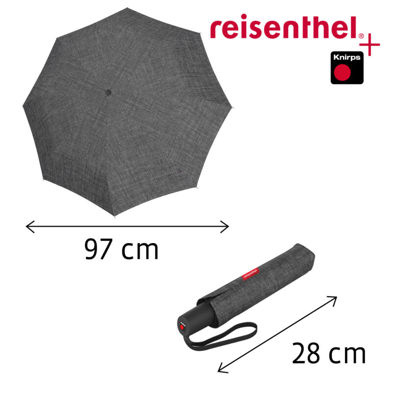 Reisenthel Pocket Duomatic esernyő, twist silver