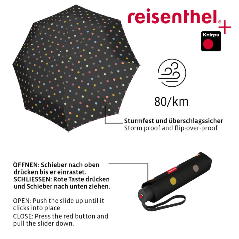 Reisenthel Pocket Classic esernyő, dots