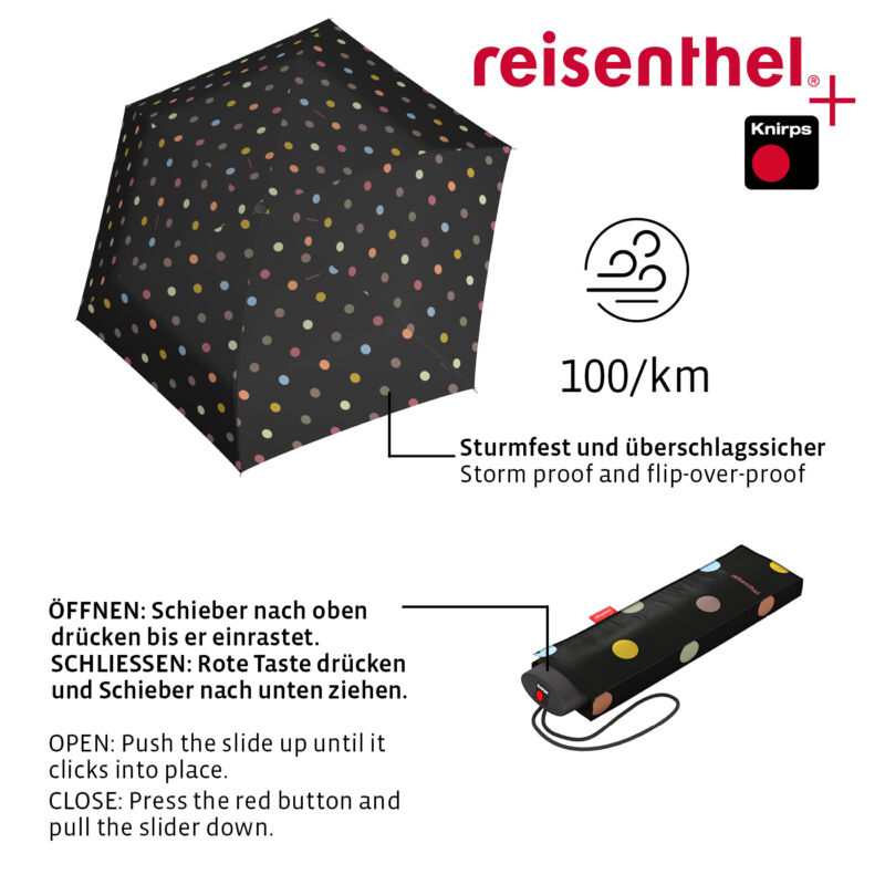 Reisenthel Pocket Mini esernyő, dots