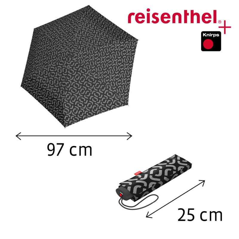 Reisenthel Pocket Mini esernyő, signature black