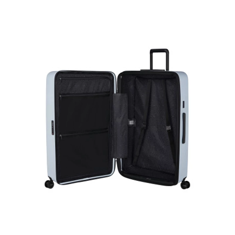 Samsonite Restackd spinner 4-kerekes keményfedeles bővíthető extra nagy bőrönd 81 x 54 x 31/34 cm, halvány kék