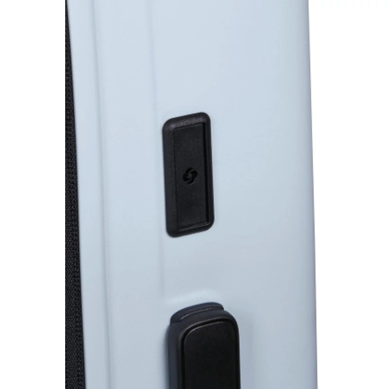 Samsonite Restackd spinner 4-kerekes keményfedeles bővíthető extra nagy bőrönd 81 x 54 x 31/34 cm, halvány kék