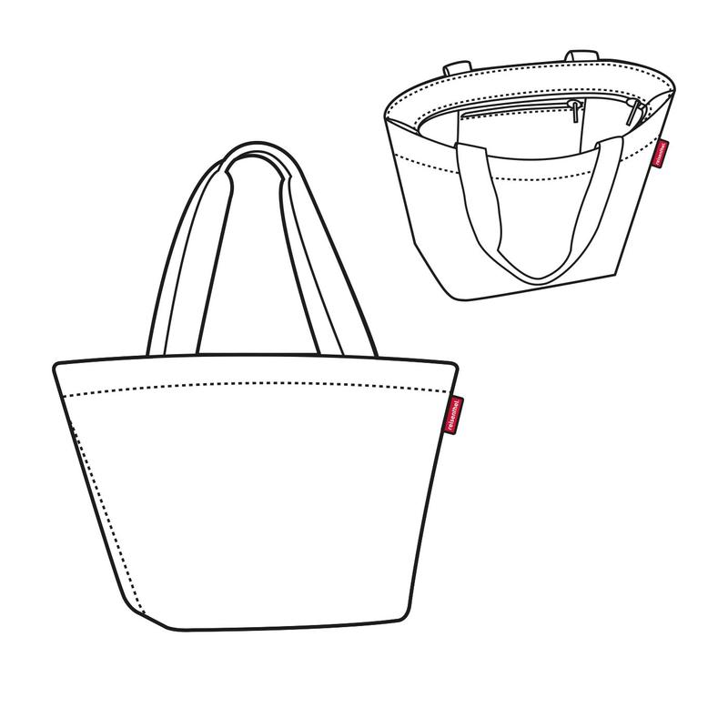 Reisenthel Shopper M, daisy red