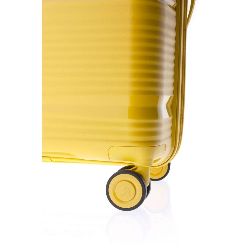 Gladiator BIONIC 4-kerekes keményfedeles bővíthető kabinbőrönd 55x40x20/25cm, sárga