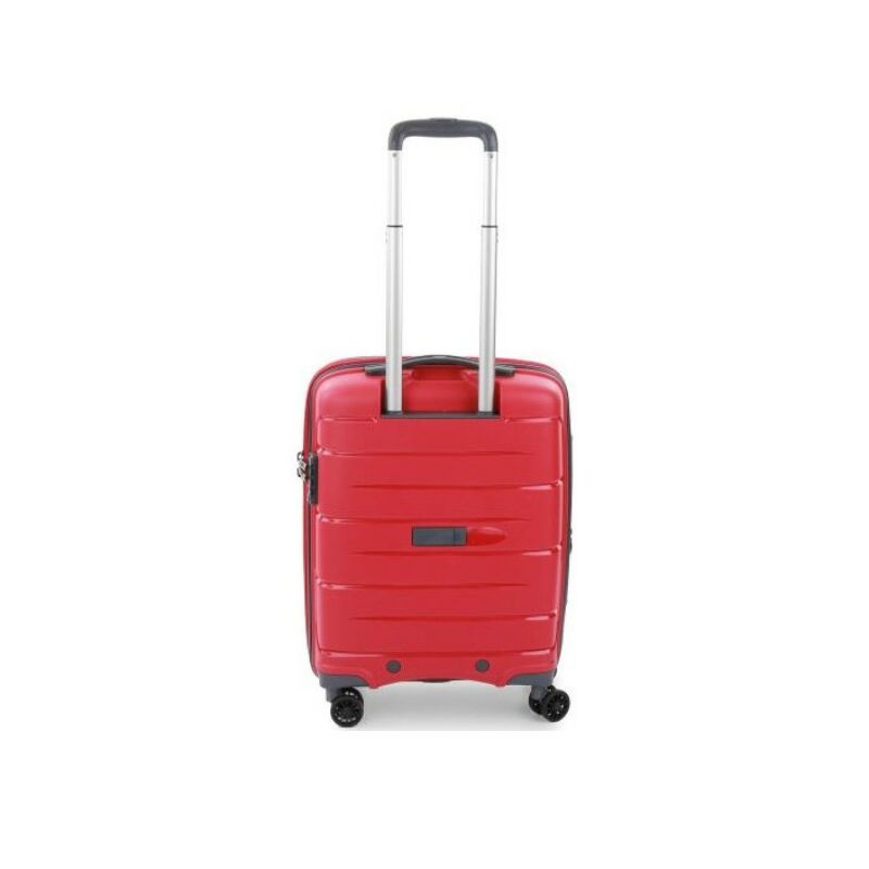 Roncato FLIGHT DLX 4-kerekes keményfedeles bővíthető kabinbőrönd  55x39x20/25cm, piros